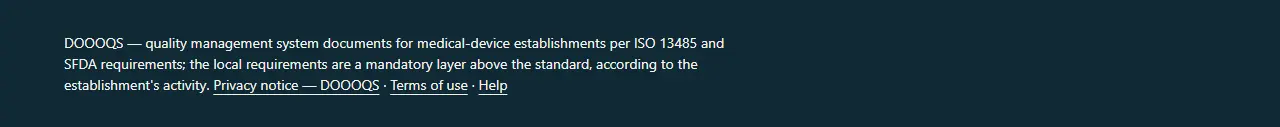 the privacy notice link in the footer